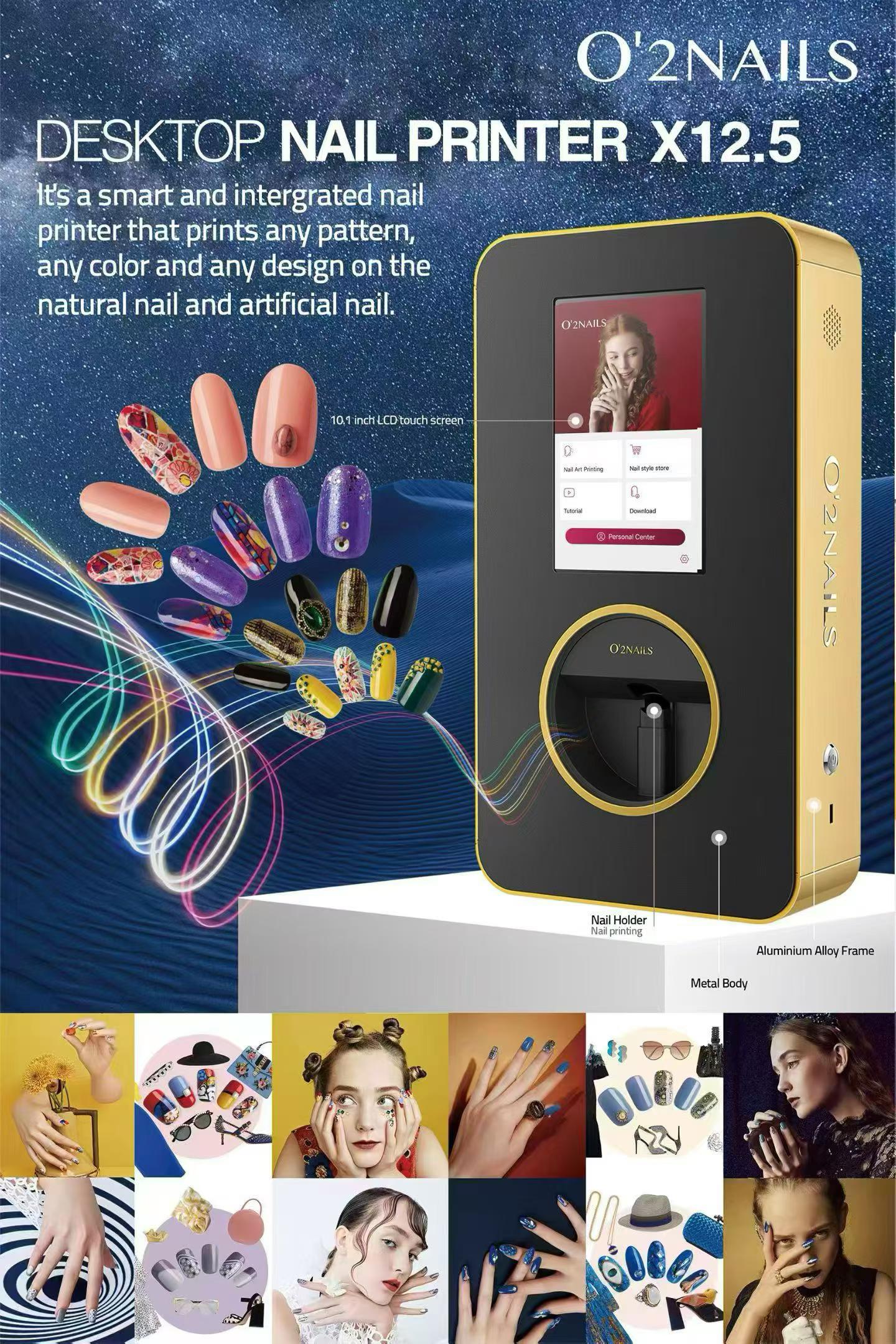AI nail printer detail